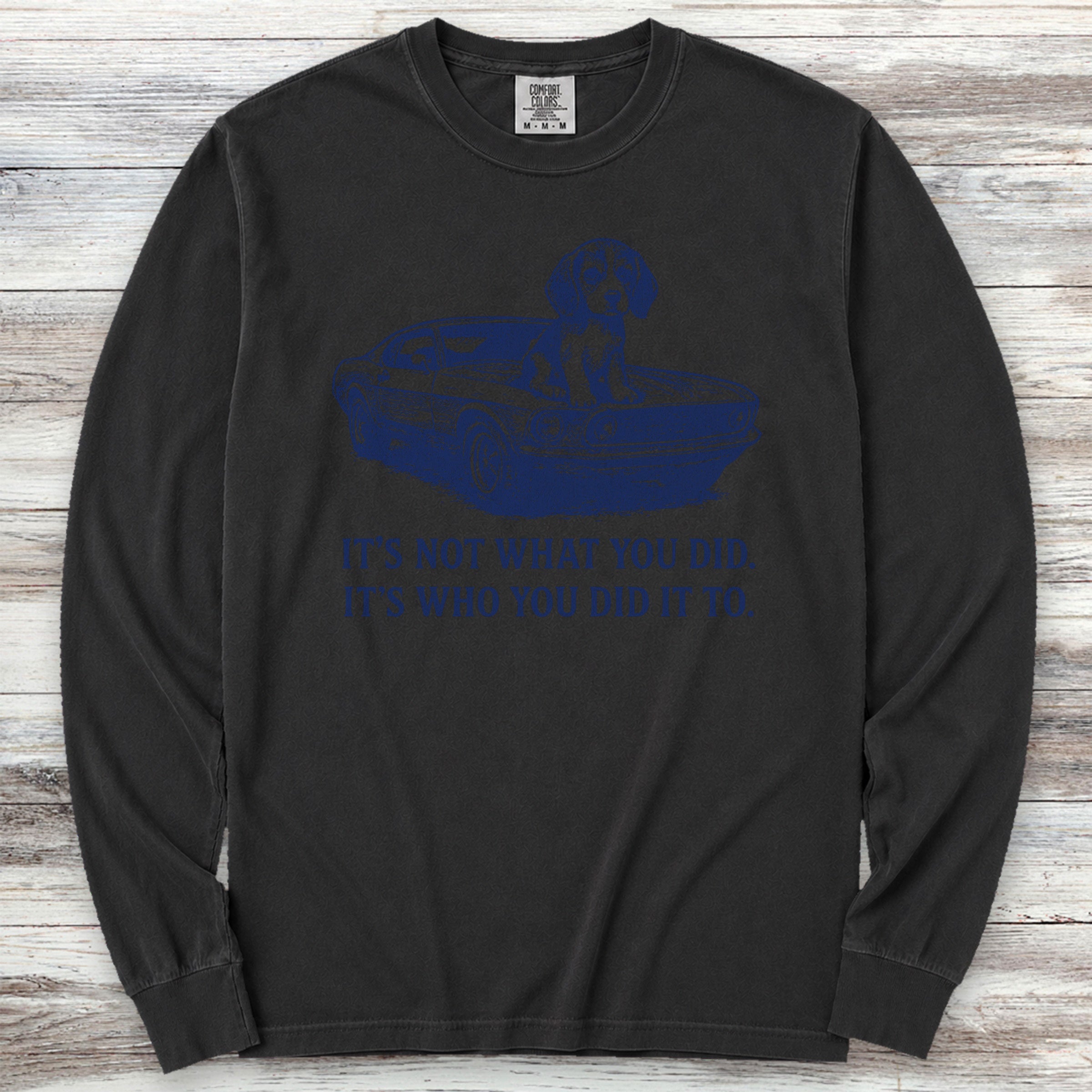 John's Beagle Long Sleeve Tee - Black
