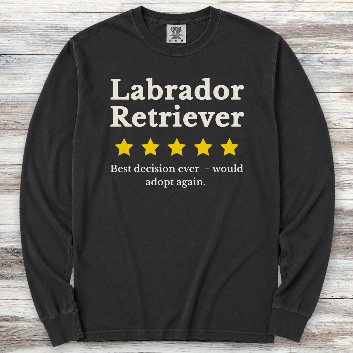 Labrador Retriever Review Long Sleeve Tee - Black