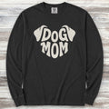 Dog Mom Ears Long Sleeve Tee - Black