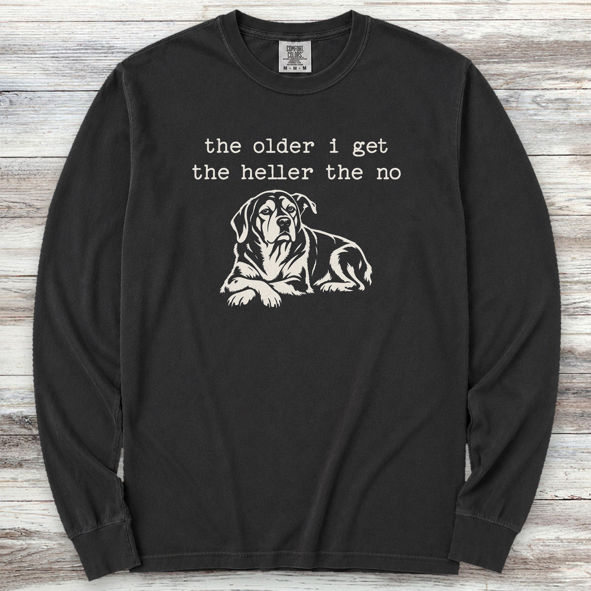 Hell No Long Sleeve Tee - Black