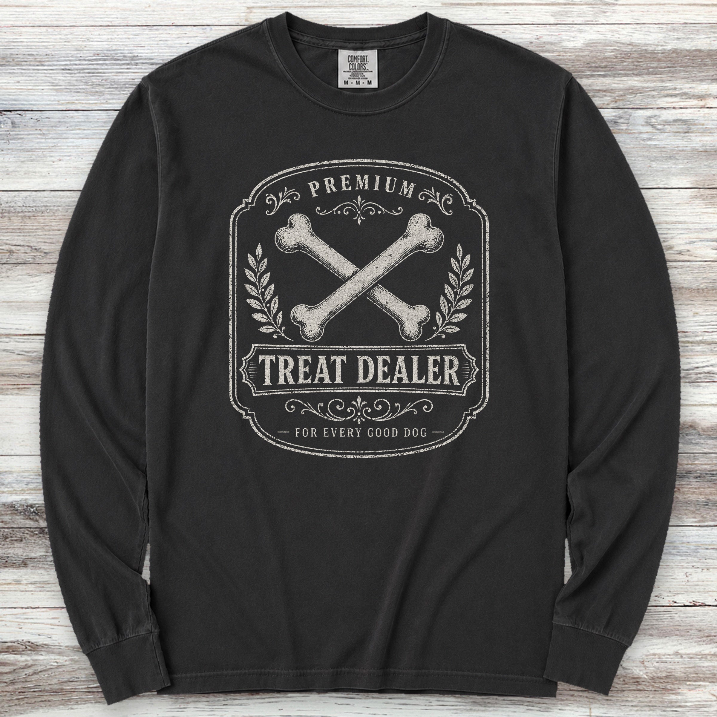 Premium Treat Dealer Long Sleeve Tee - Black