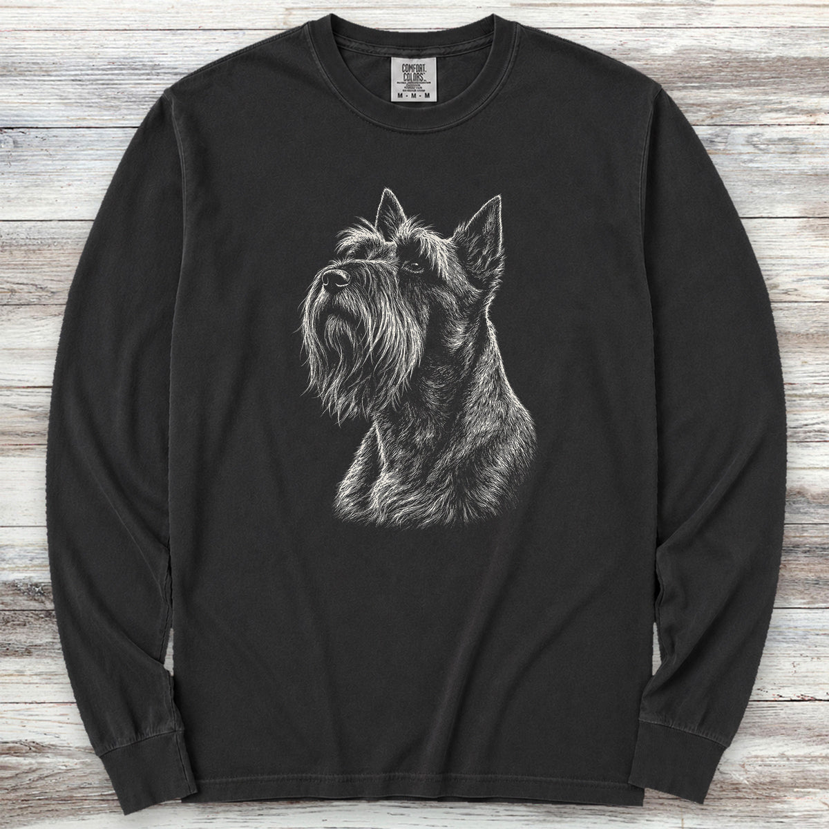 Scottish Terrier Loyalty Long Sleeve Tee - Black