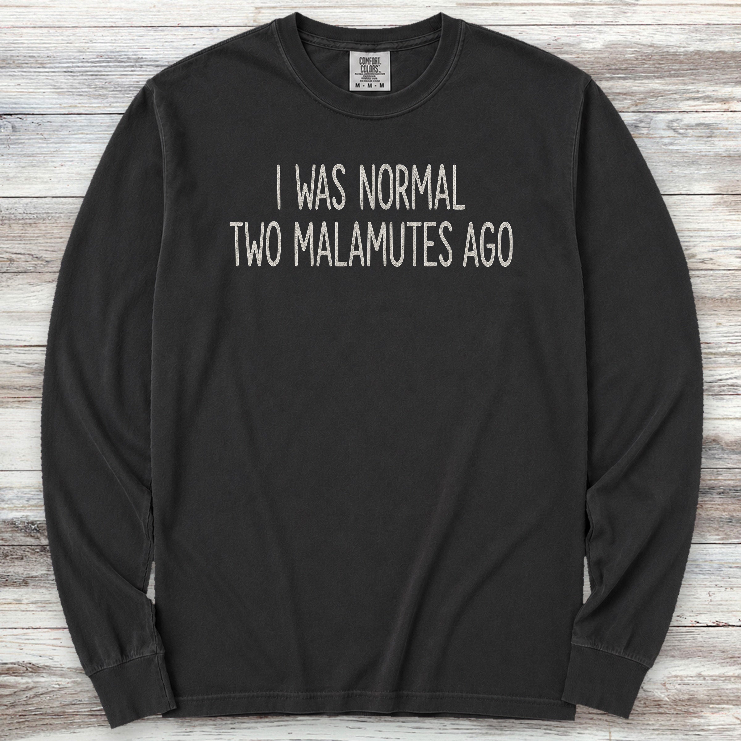 Malamute Normal Long Sleeve Tee - Black