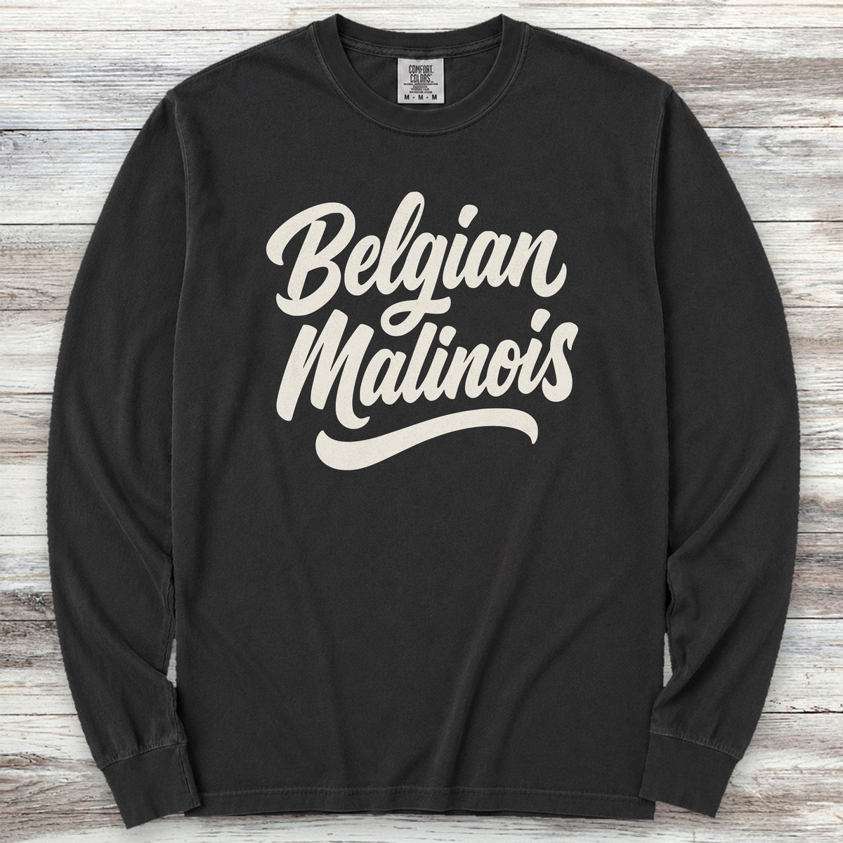 Belgian Malinois Team Long Sleeve Tee - Black