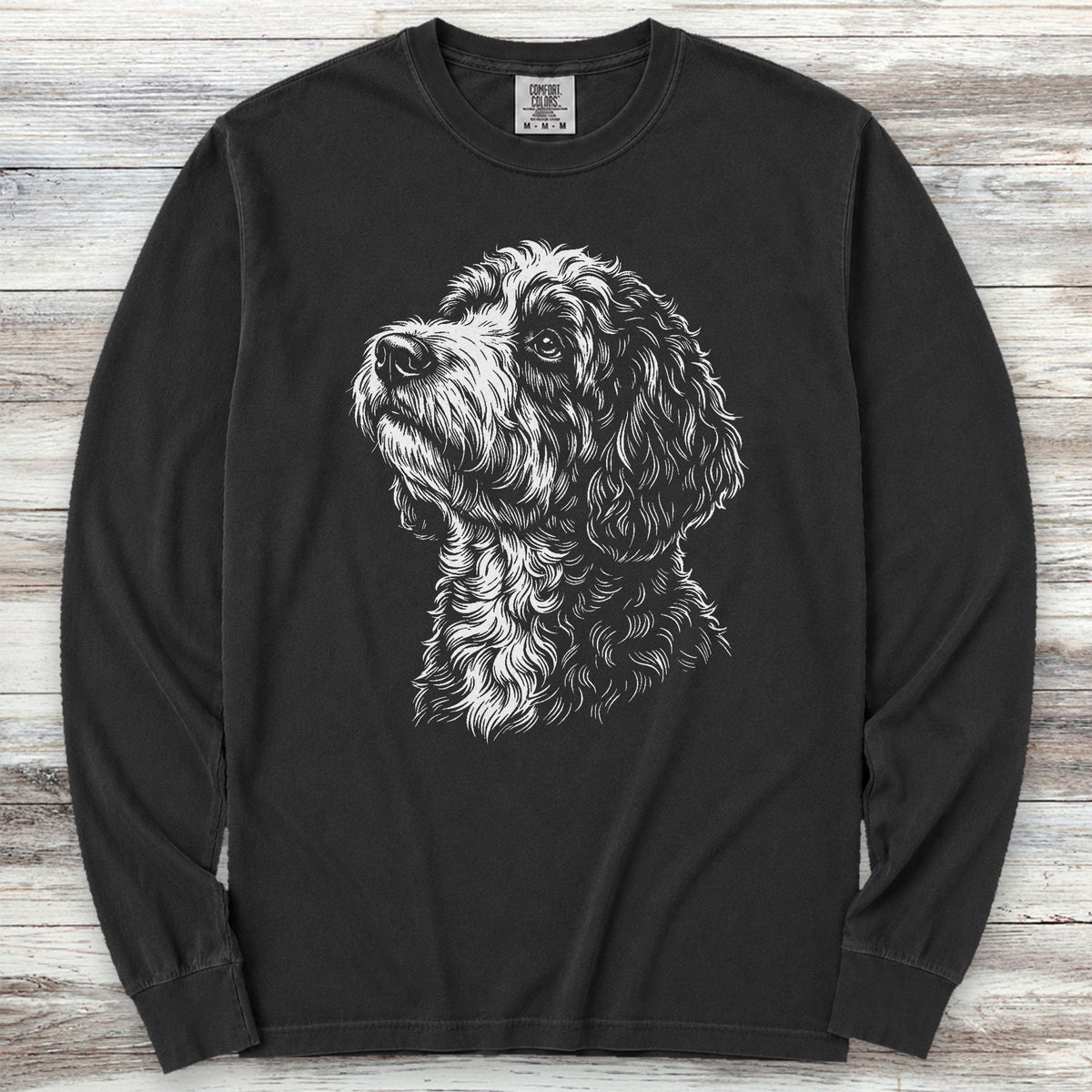 Bernedoodle Loyalty Long Sleeve Tee - Black