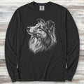 Shetland Sheepdog Loyalty Long Sleeve Tee - Black