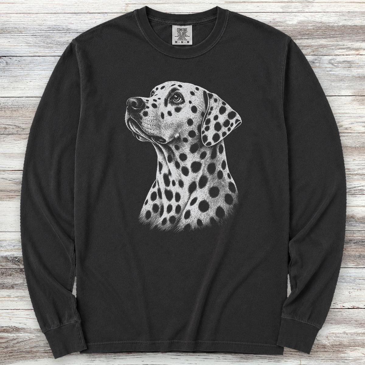 Dalmatian Loyalty Long Sleeve Tee - Black