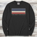 Live Free Love Dogs Long Sleeve Tee - Black
