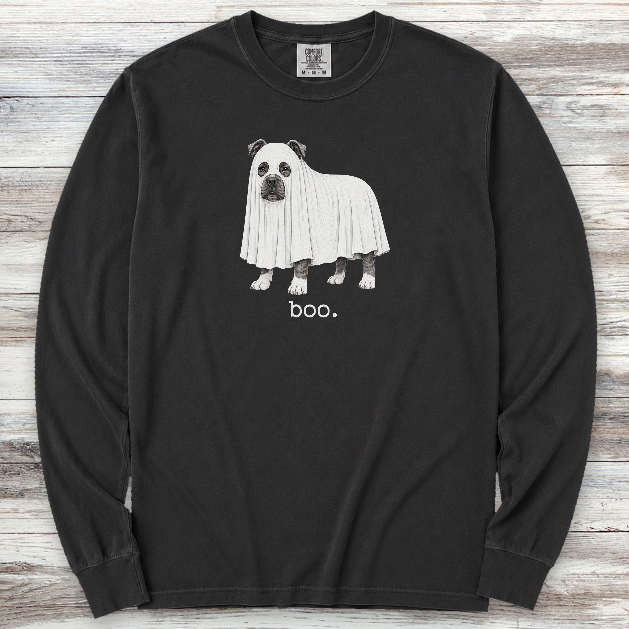 American Bully Boo Long Sleeve Tee - Black