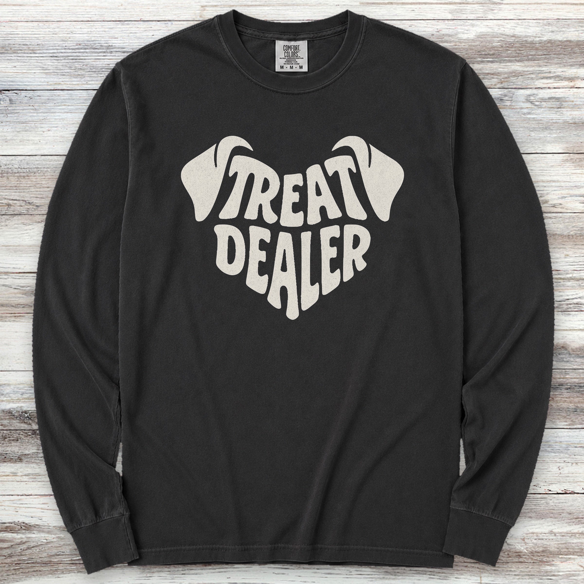 Treat Dealer Ears Long Sleeve Tee - Black