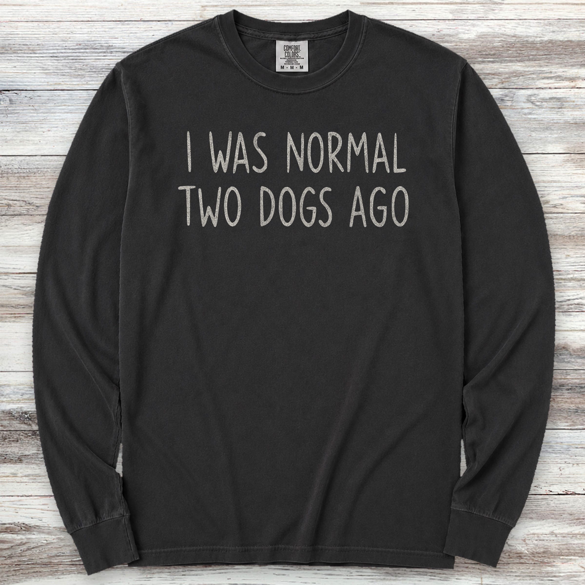 Dogs Normal Long Sleeve Tee - Black