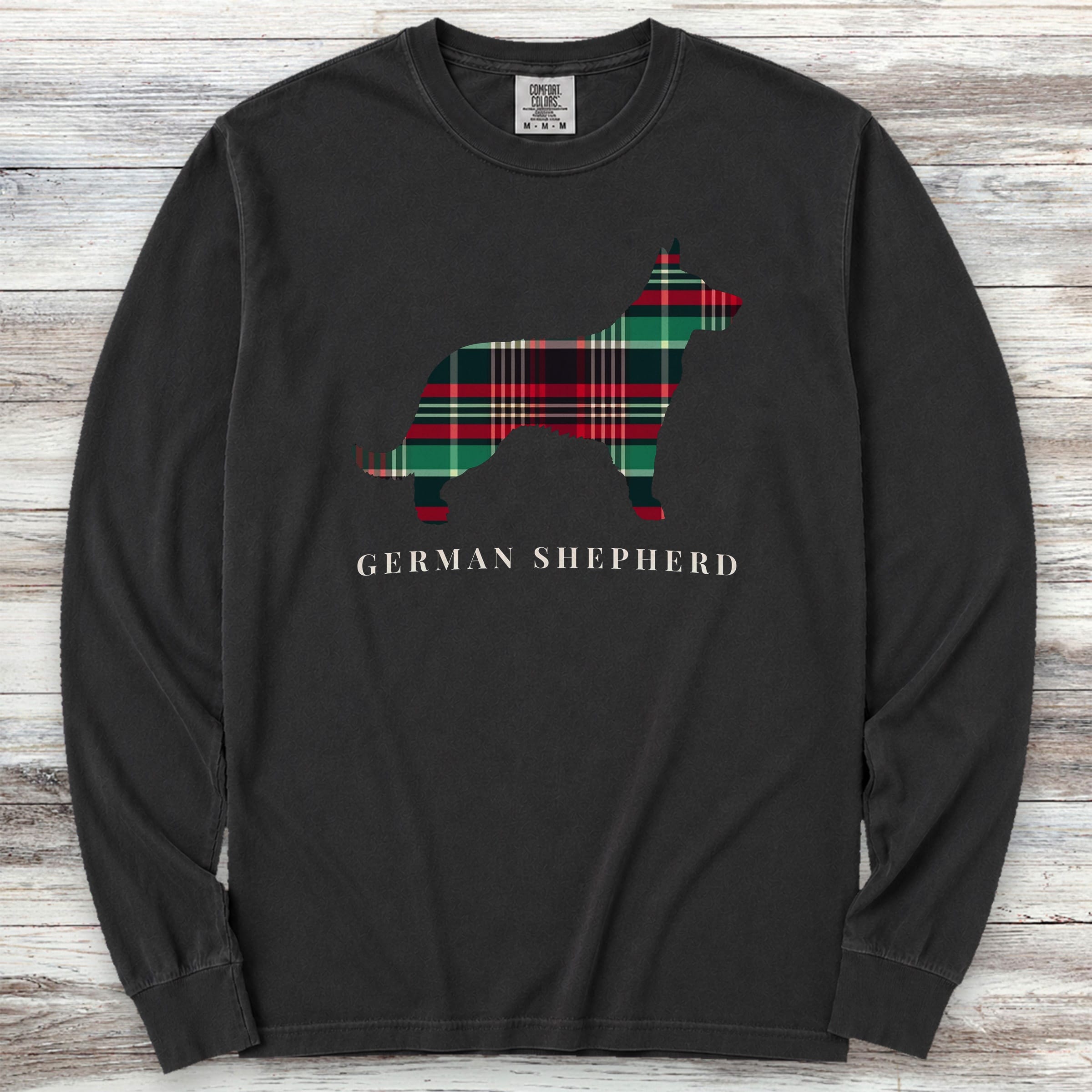 German Shepherd Winter 2025 Long Sleeve Tee - Black