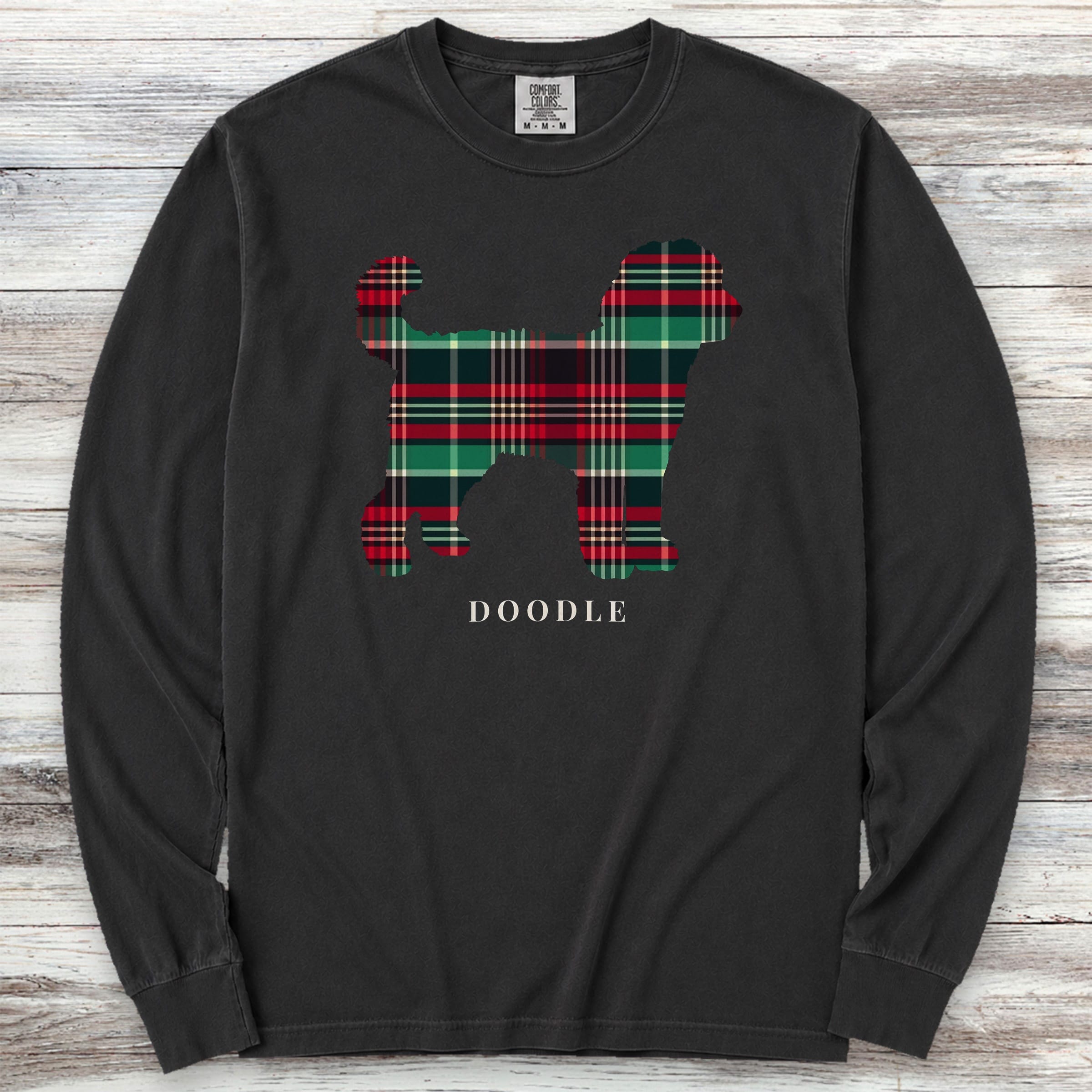 Doodle Winter 2025 Long Sleeve Tee - Black