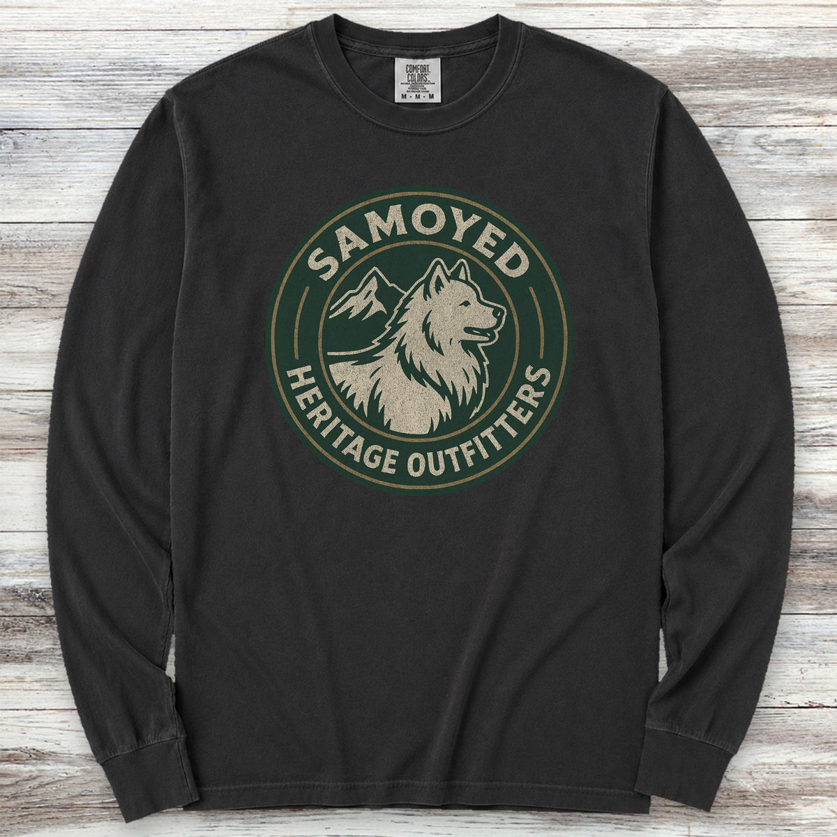 Samoyed Heritage Outfitters Long Sleeve Tee - Black