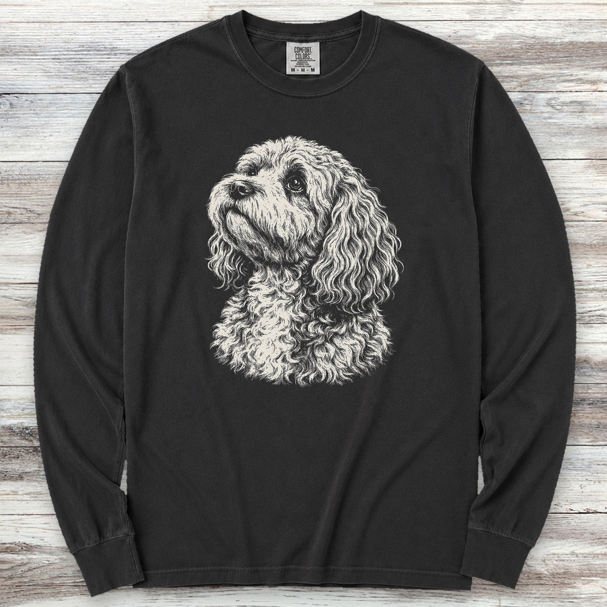 Cockapoo Loyalty Long Sleeve Tee - Black