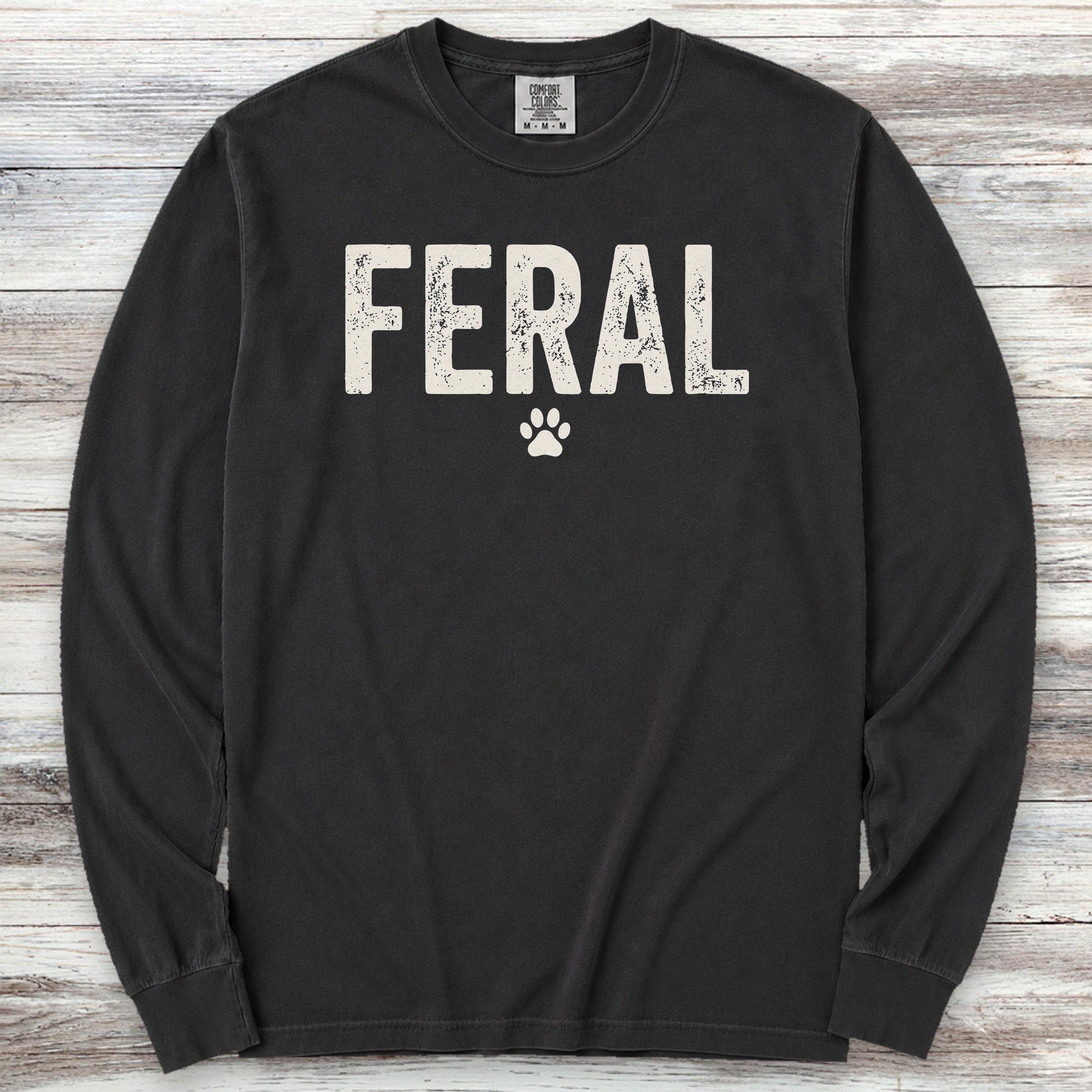 Feral Long Sleeve Tee - Black