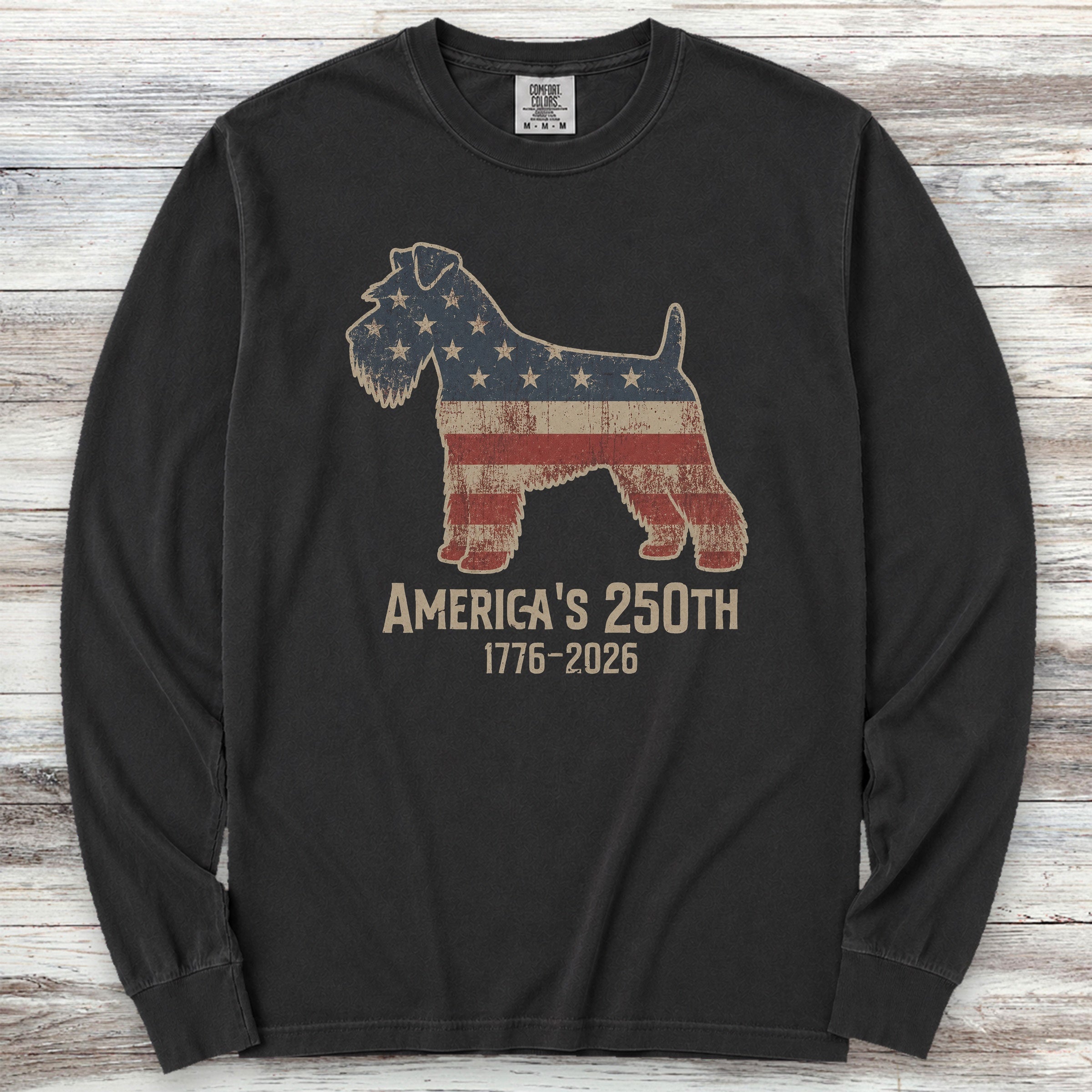 Schnauzer 250 Long Sleeve Tee - Black