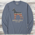 Doberman 250 Long Sleeve Tee - Blue Jean