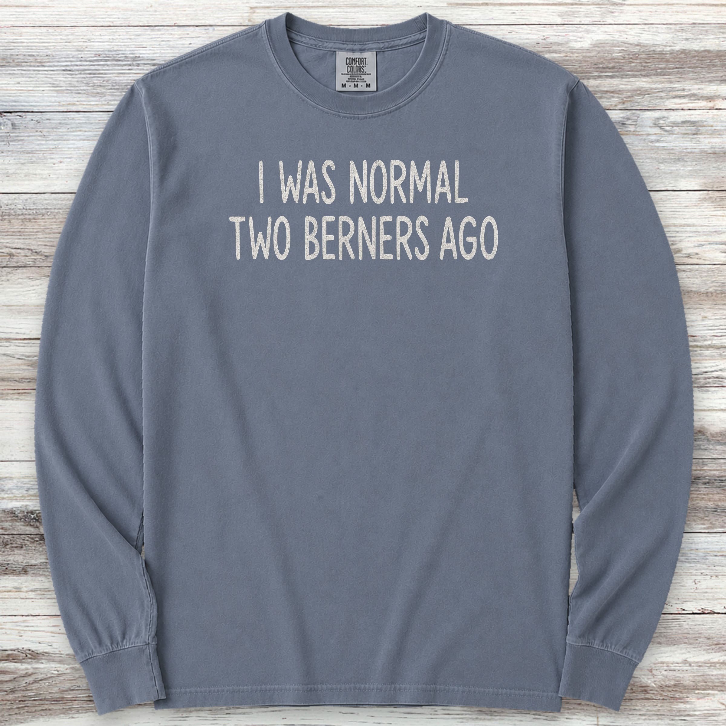 Bernese Mountain Dog Normal Long Sleeve Tee - Blue Jean