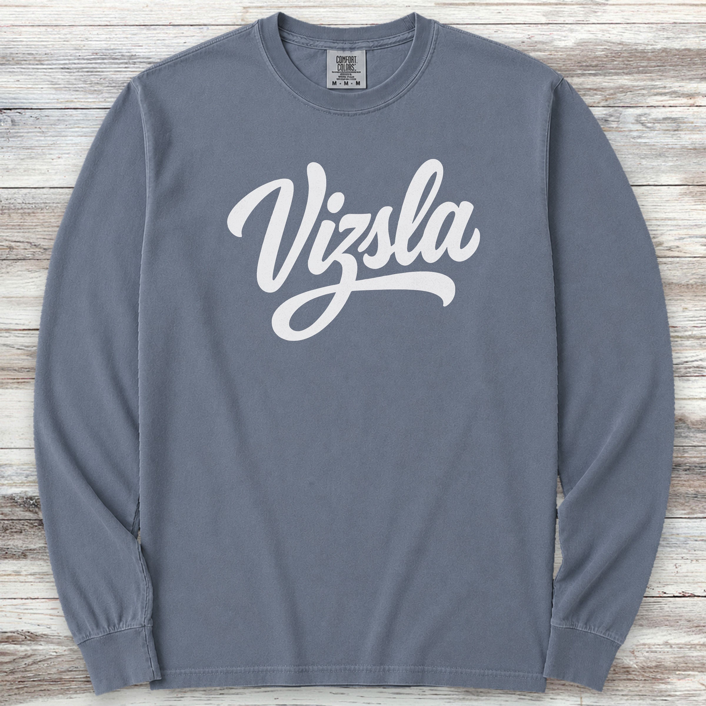 Vizsla Team Long Sleeve Tee - Blue Jean