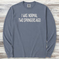 English Springer Spaniel Normal Long Sleeve Tee - Blue Jean