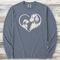 Irish Setter Heart Bond Long Sleeve Tee - Blue Jean