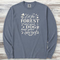 Secrets Long Sleeve Tee - Blue Jean