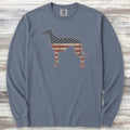 Greyhound Vintage USA Long Sleeve Tee - Blue Jean