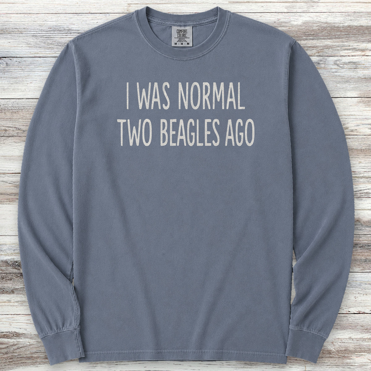 Beagle Normal Long Sleeve Tee - Blue Jean