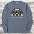 American Bully Nope Long Sleeve Tee - Blue Jean