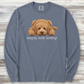 Goldendoodle Nope Long Sleeve Tee - Blue Jean
