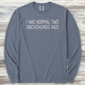 Dachshund Normal Long Sleeve Tee - Blue Jean