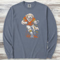 Golden Retriever Football Long Sleeve Tee - Blue Jean