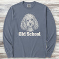Cockapoo Old School Long Sleeve Tee - Blue Jean