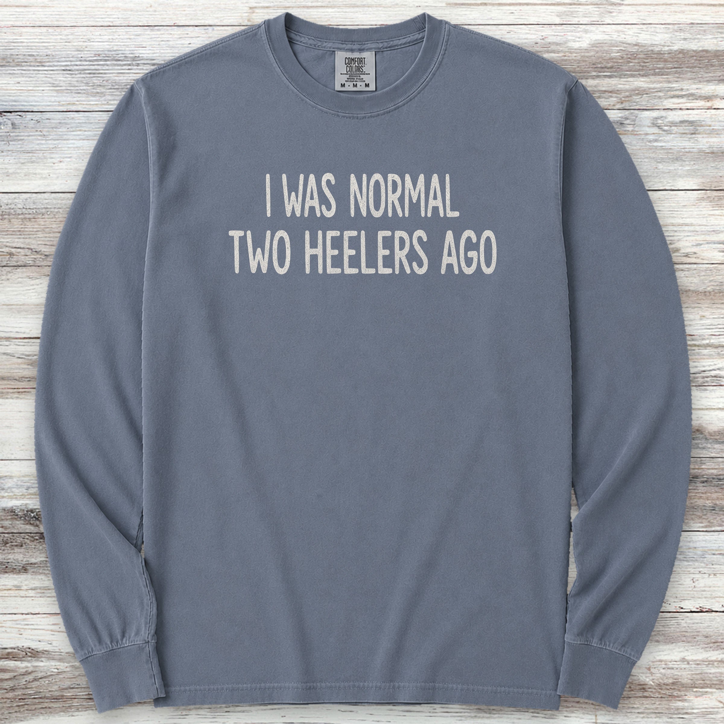 Australian Cattle Dog Heeler Normal Long Sleeve Tee - Blue Jean