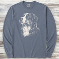Australian Mountain Dog Loyalty Long Sleeve Tee - Blue Jean
