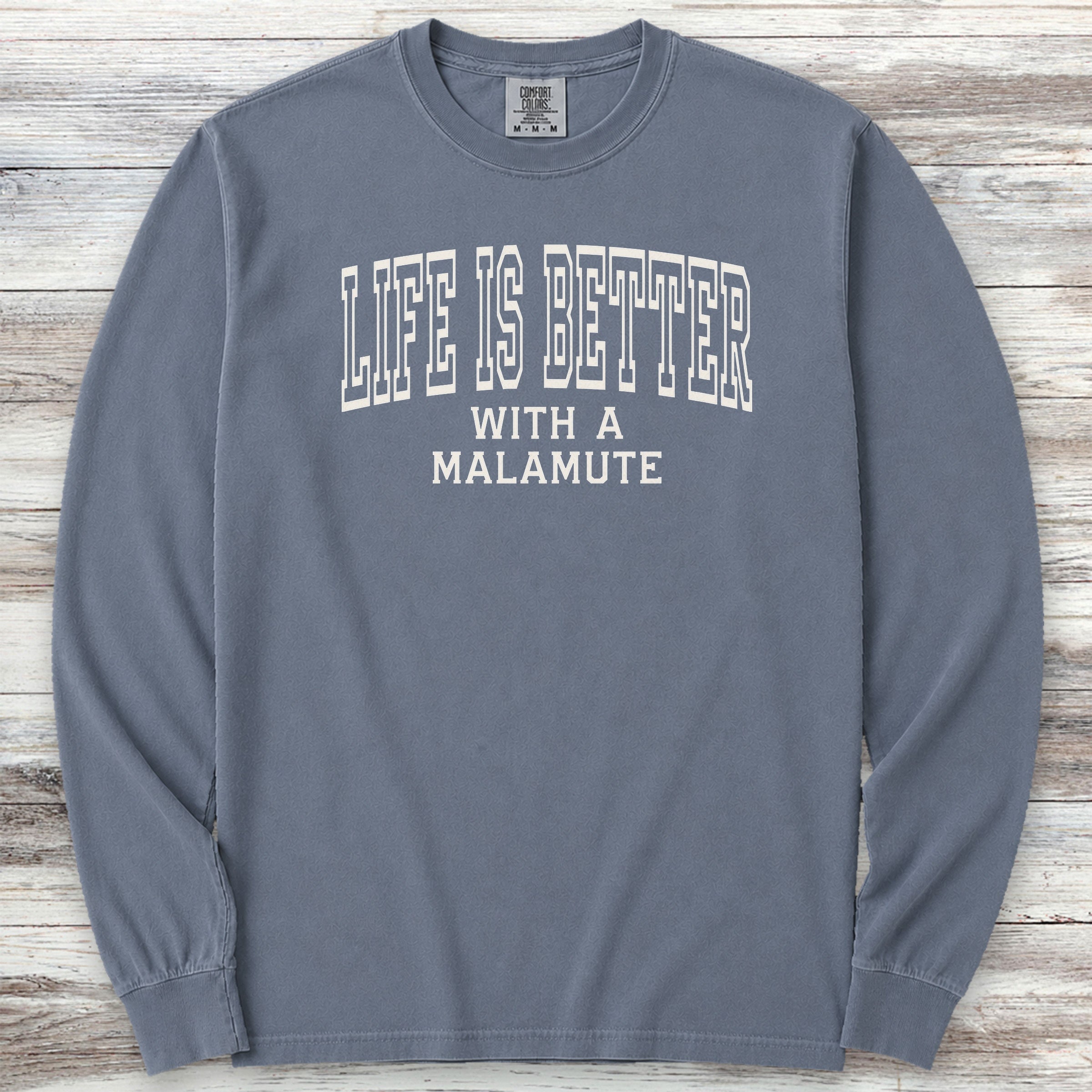Malamute Better Long Sleeve Tee - Blue Jean