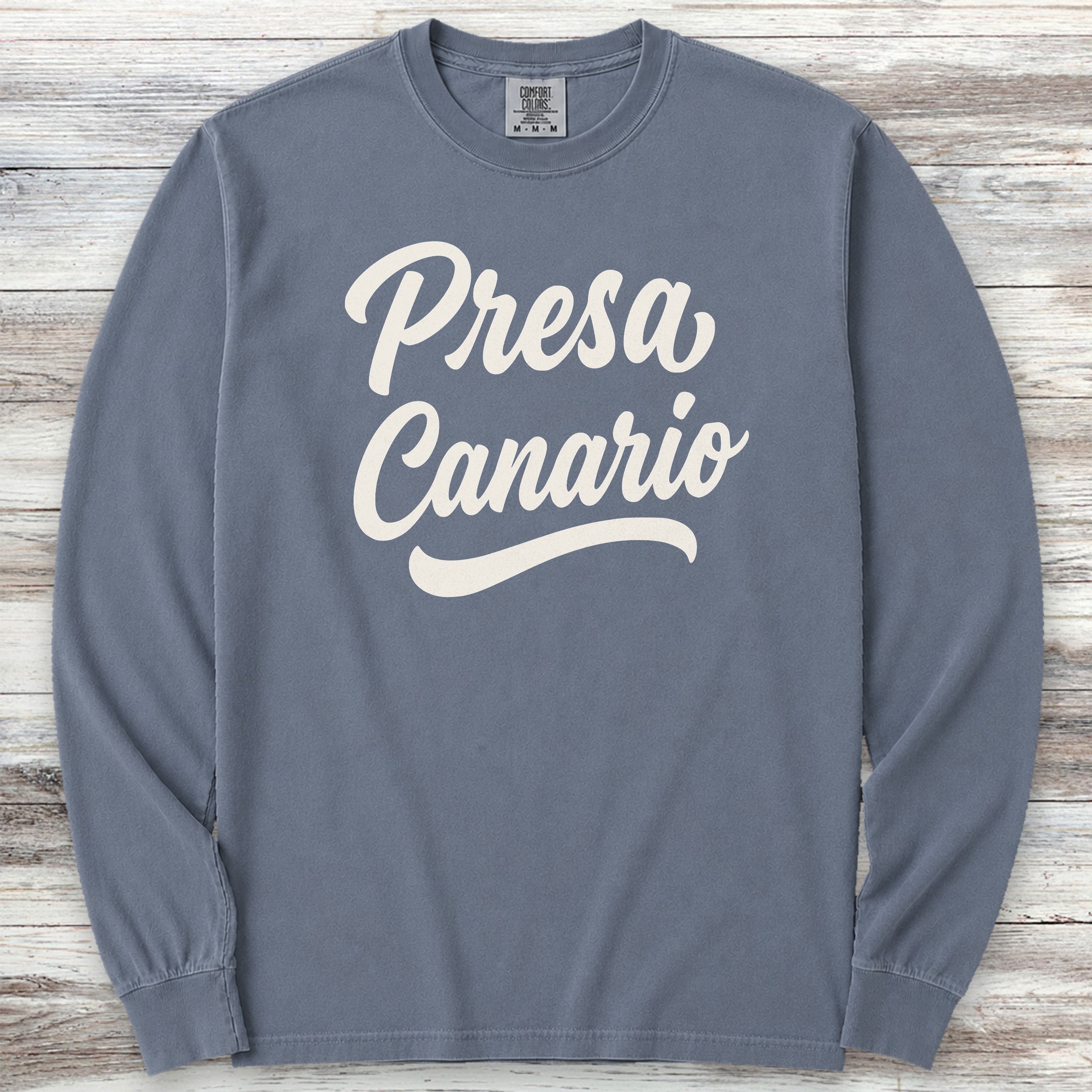 Presa Canario Team Long Sleeve Tee - Blue Jean