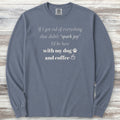 Spark Joy Long Sleeve Tee - Blue Jean