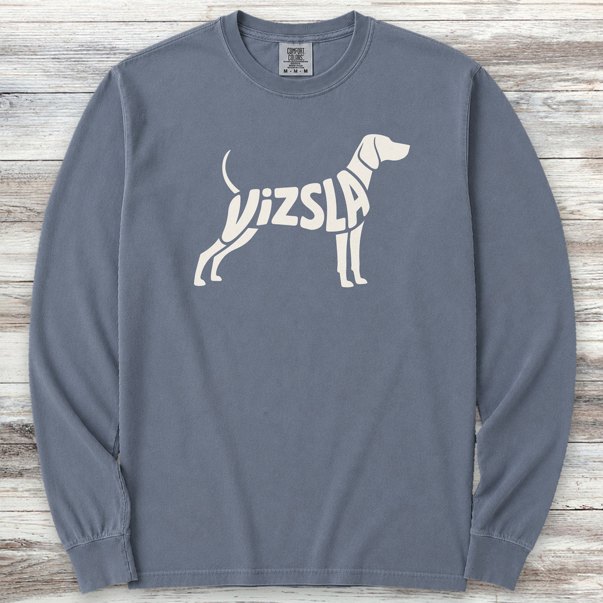 Vizsla Long Sleeve Tee - Blue Jean