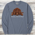 Irish Setter Nope Long Sleeve Tee - Blue Jean