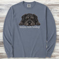 Bouvier Nope Long Sleeve Tee - Blue Jean