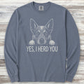 Australian Cattle Dog Herd You Long Sleeve Tee - Blue Jean