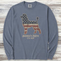 Poodle 250 Long Sleeve Tee - Blue Jean