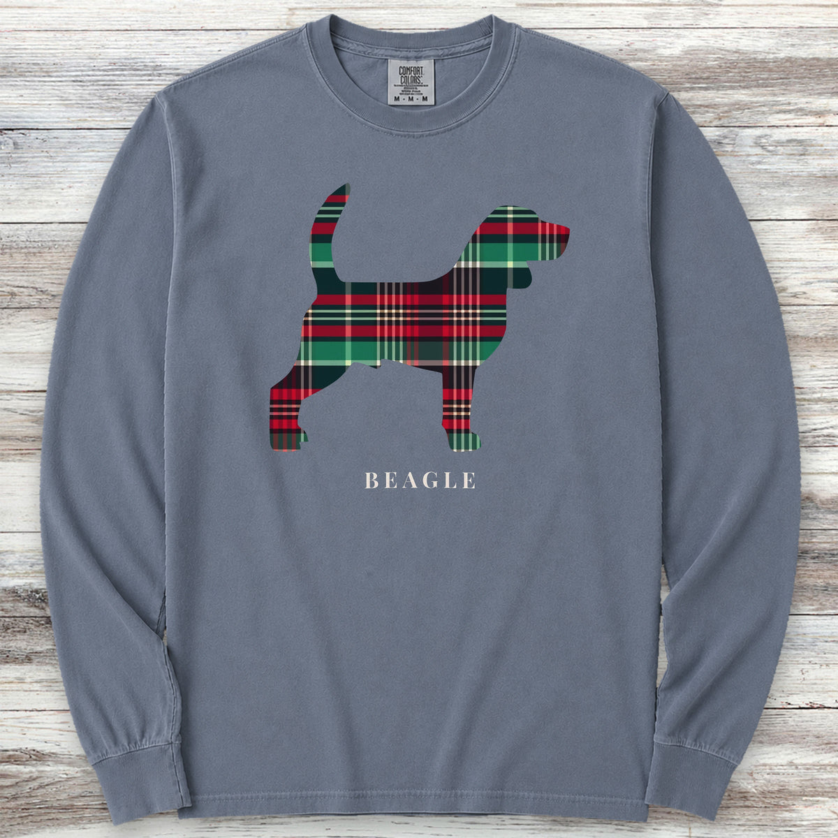 Beagle Winter 2025 Long Sleeve Tee - Blue Jean