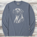 Rhodesian Ridgeback Loyalty Long Sleeve Tee - Blue Jean