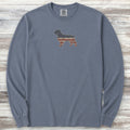 Boykin Spaniel Vintage USA Long Sleeve Tee - Blue Jean