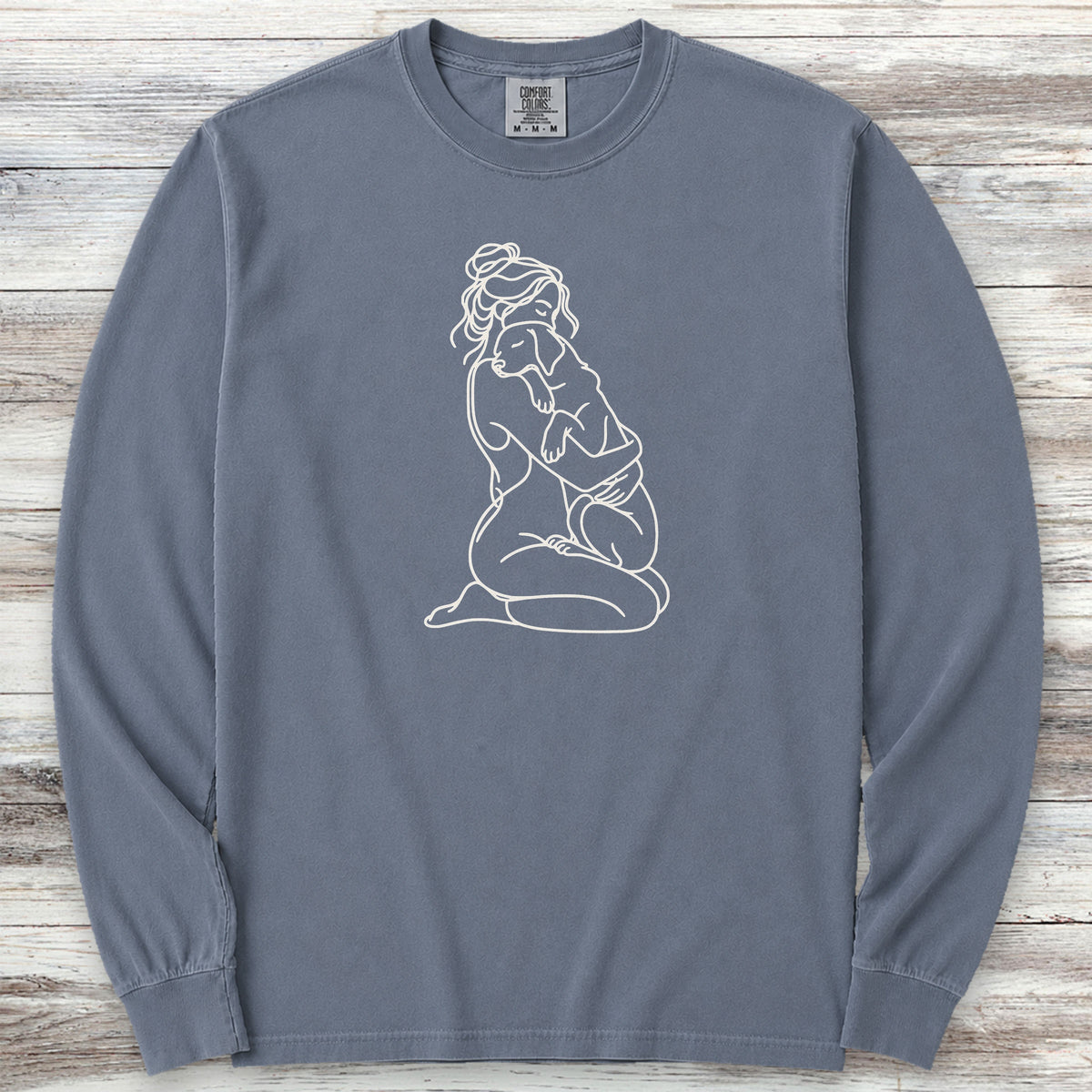 Security Long Sleeve Tee - Blue Jean