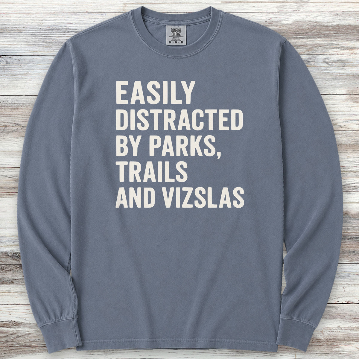 Vizsla Trails Long Sleeve Tee - Blue Jean
