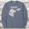 BOOP! Long Sleeve Tee - Blue Jean